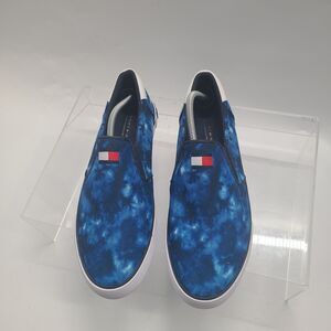 Tommy Hilfiger Roaklyn Men's  Slip-On Sneakers Blue Logo Comfort Casual 11M